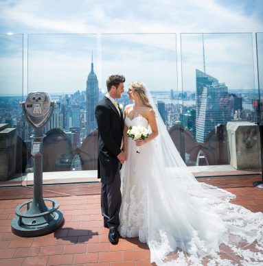 elopement NYC Top of the Rock