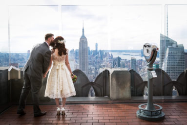 elopement NYC Top of the Rock