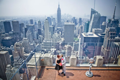 NYC Elopement Weddings op of the Rock